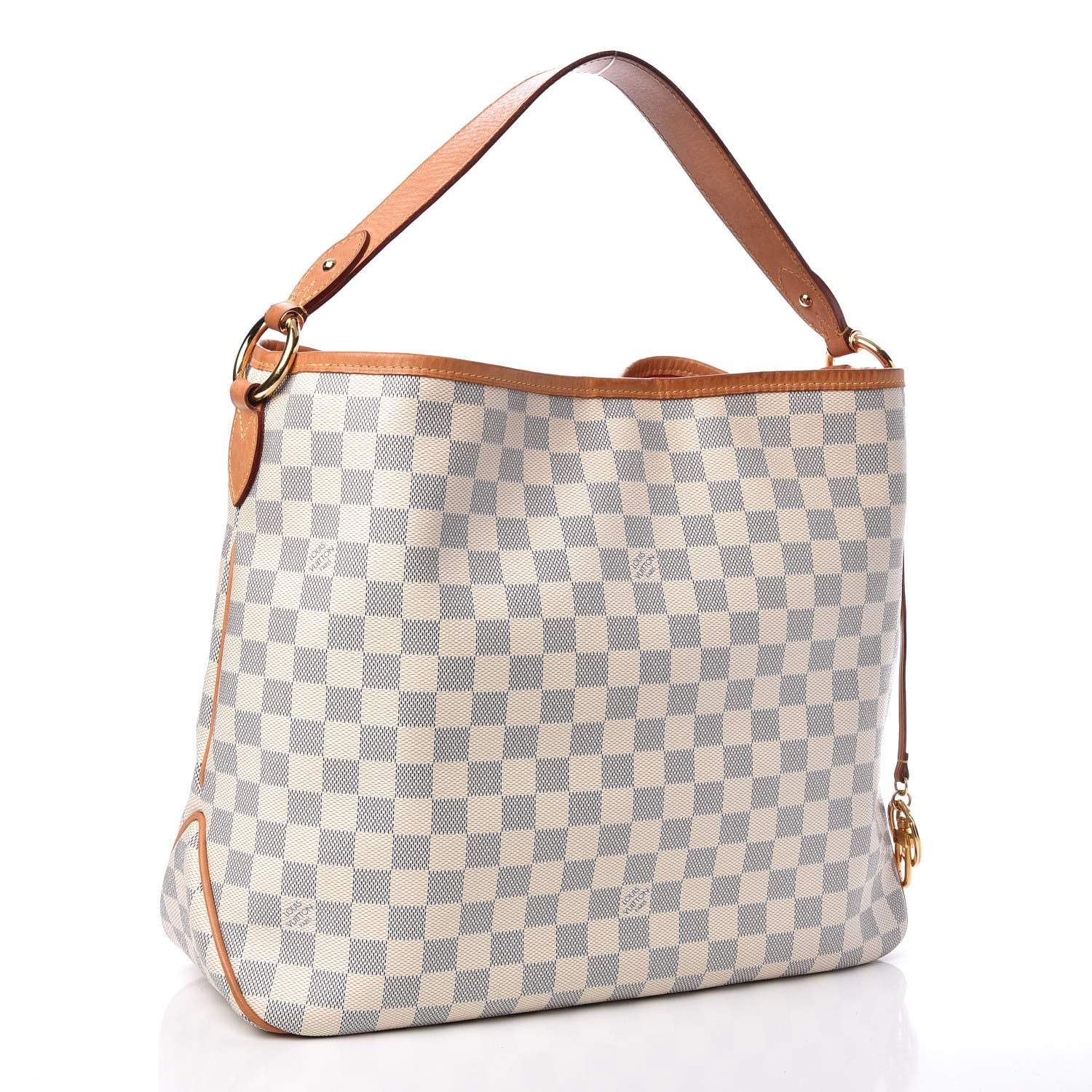 Louis Vuitton Damier Azur Delightful MM Pink 3 of 11