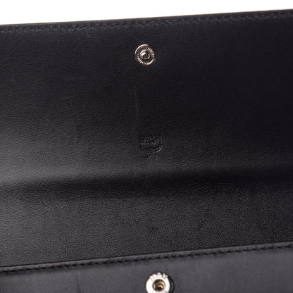 MCM Visetos Large Tri-Fold Flap Wallet Black 6 of 8