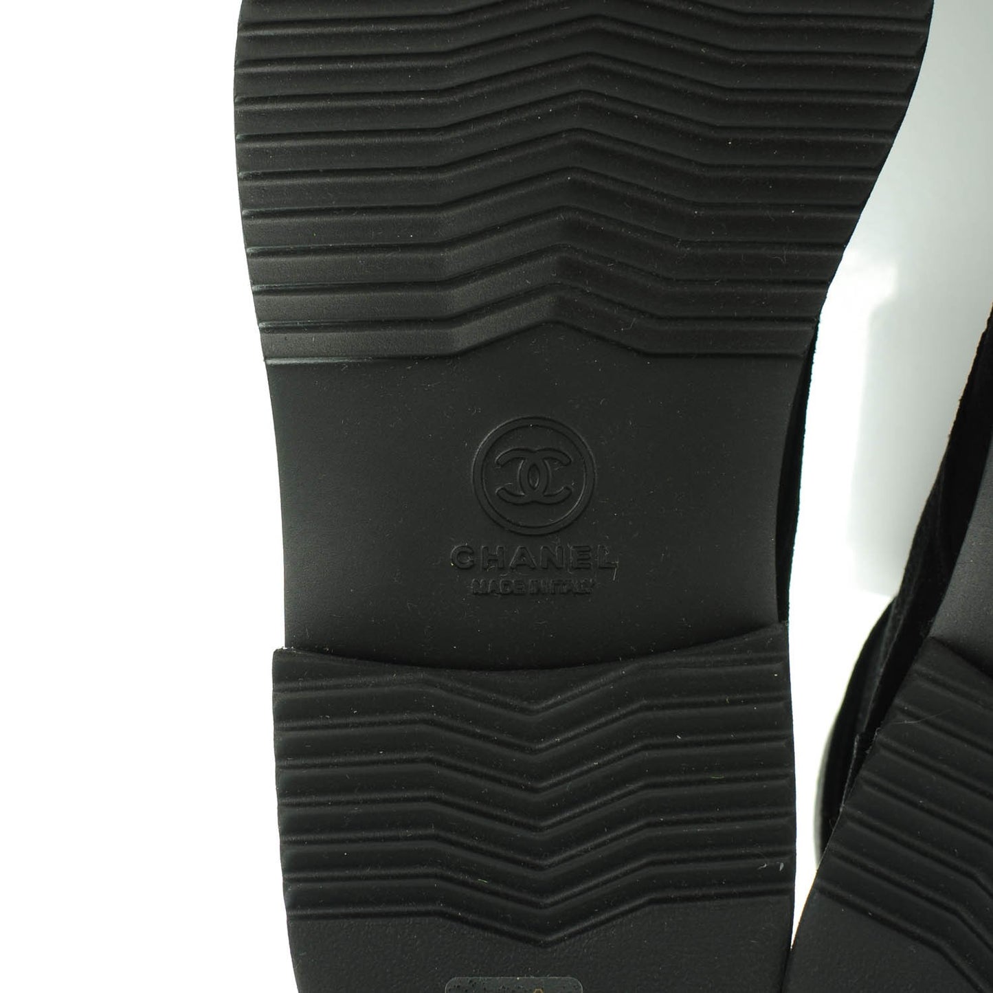 Suede Calfskin Quilted Short Boots 38 Black