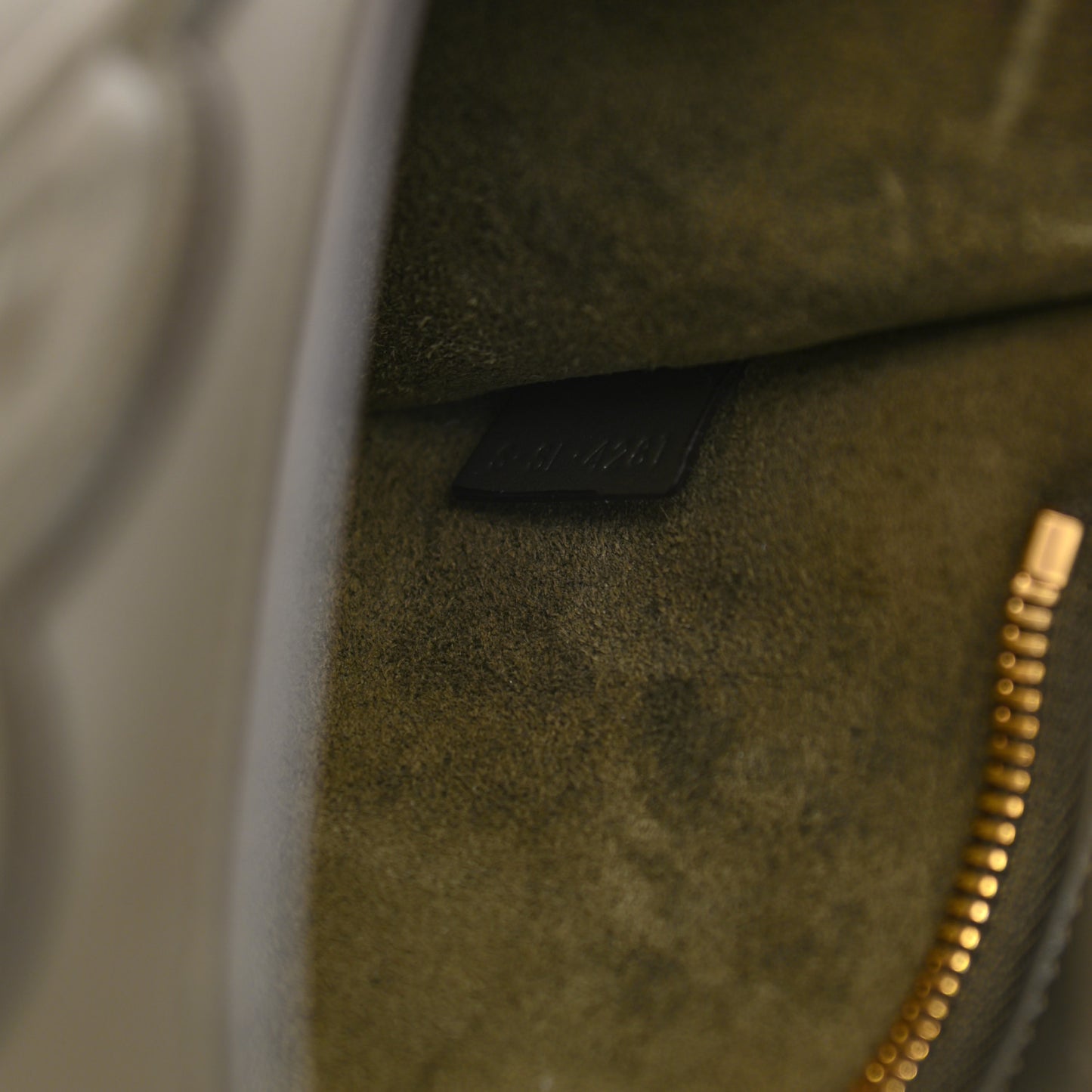 Smooth Calfskin Cuir Triomphe Shoulder Bag Dark Army