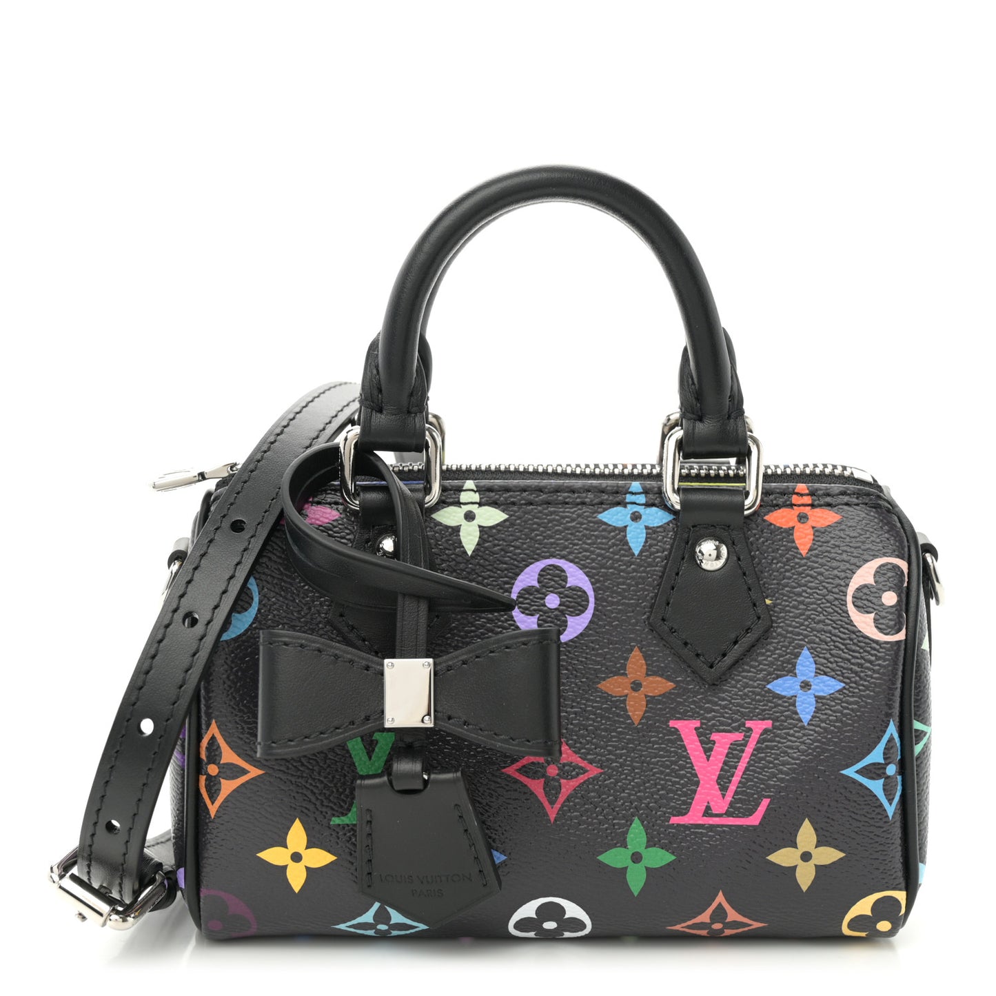 LV X TM Monogram Multicolor Nano Speedy Black