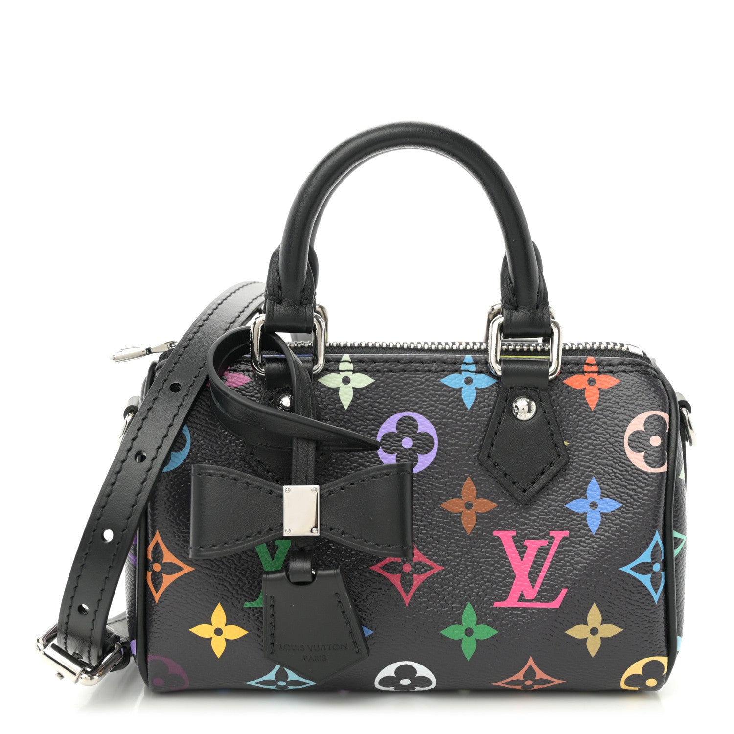Louis Vuitton LV X TM Monogram Multicolor Nano Speedy Black 1 of 10