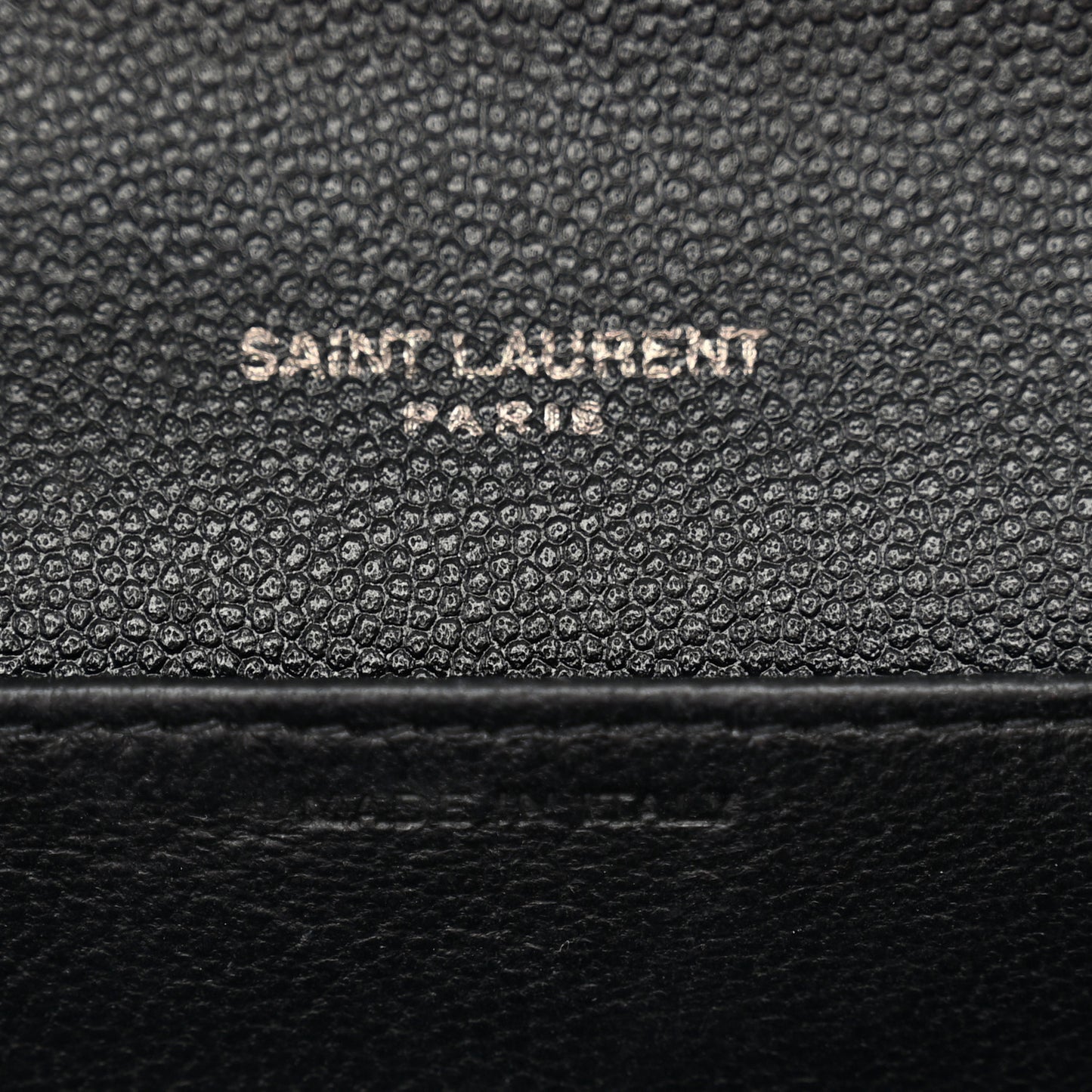 Grain De Poudre Monochrome Uptown Chain Wallet Black