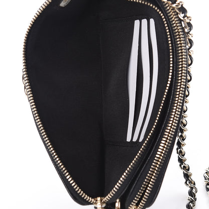 Chanel Caviar Quilted Small Boy Clutch With Chain Black 8 of 13