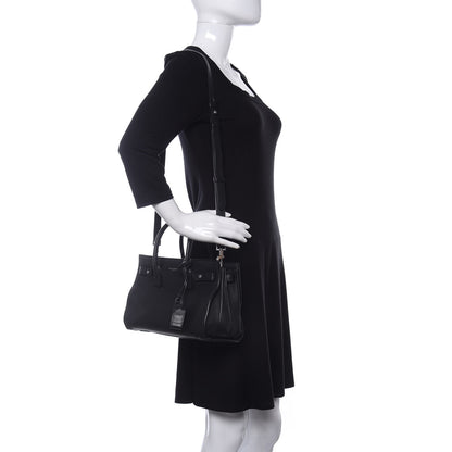 Saint Laurent Grained Calfskin Baby Sac De Jour Souple Black 2 of 16