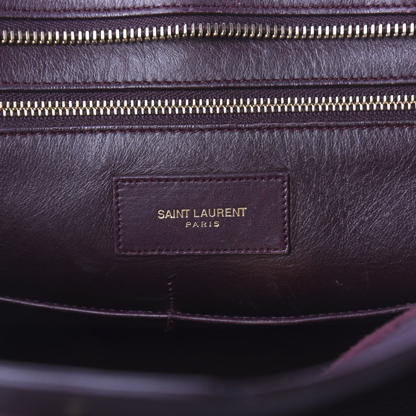 Calfskin Medium Classic Y Cabas Bordeaux