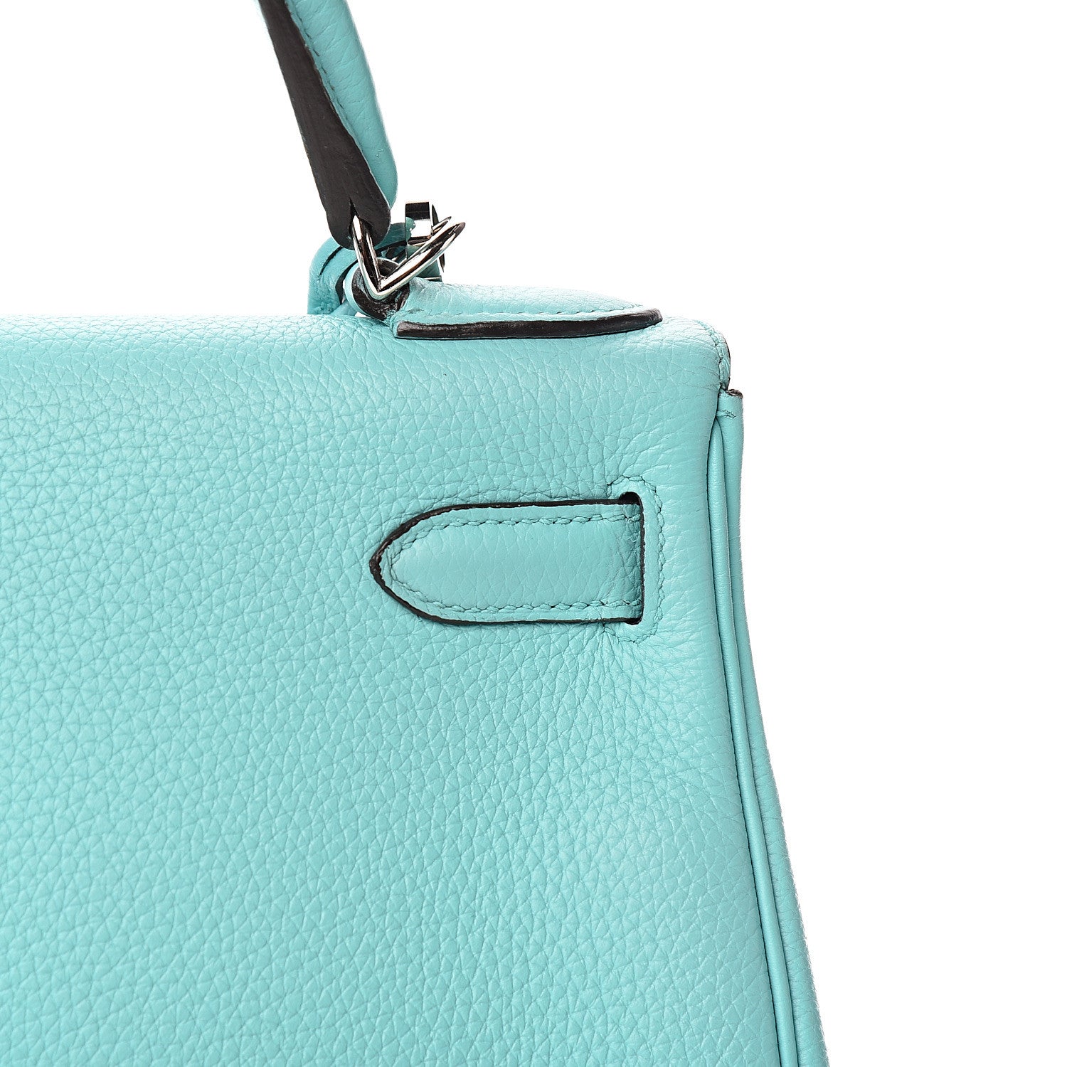 Hermes Togo Kelly Retourne 28 Bleu Atoll 34 of 39
