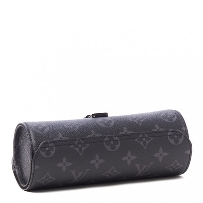 Louis Vuitton Monogram Eclipse 3 Watch Travel Case 3 of 8