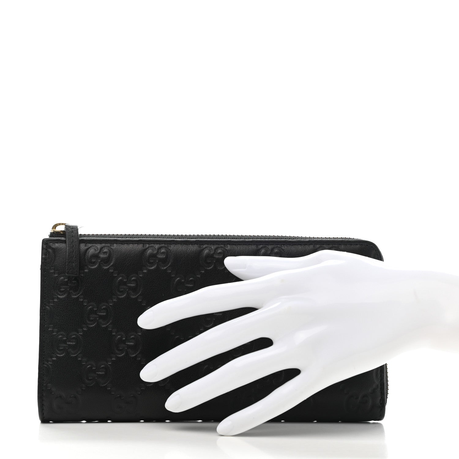 Gucci Guccissima Donna Long Wallet Black 2 of 9