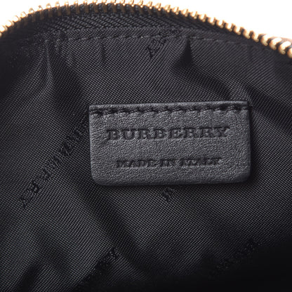 Burberry House Check Sequin Peyton Pouch Bag Gold Black 6 of 9