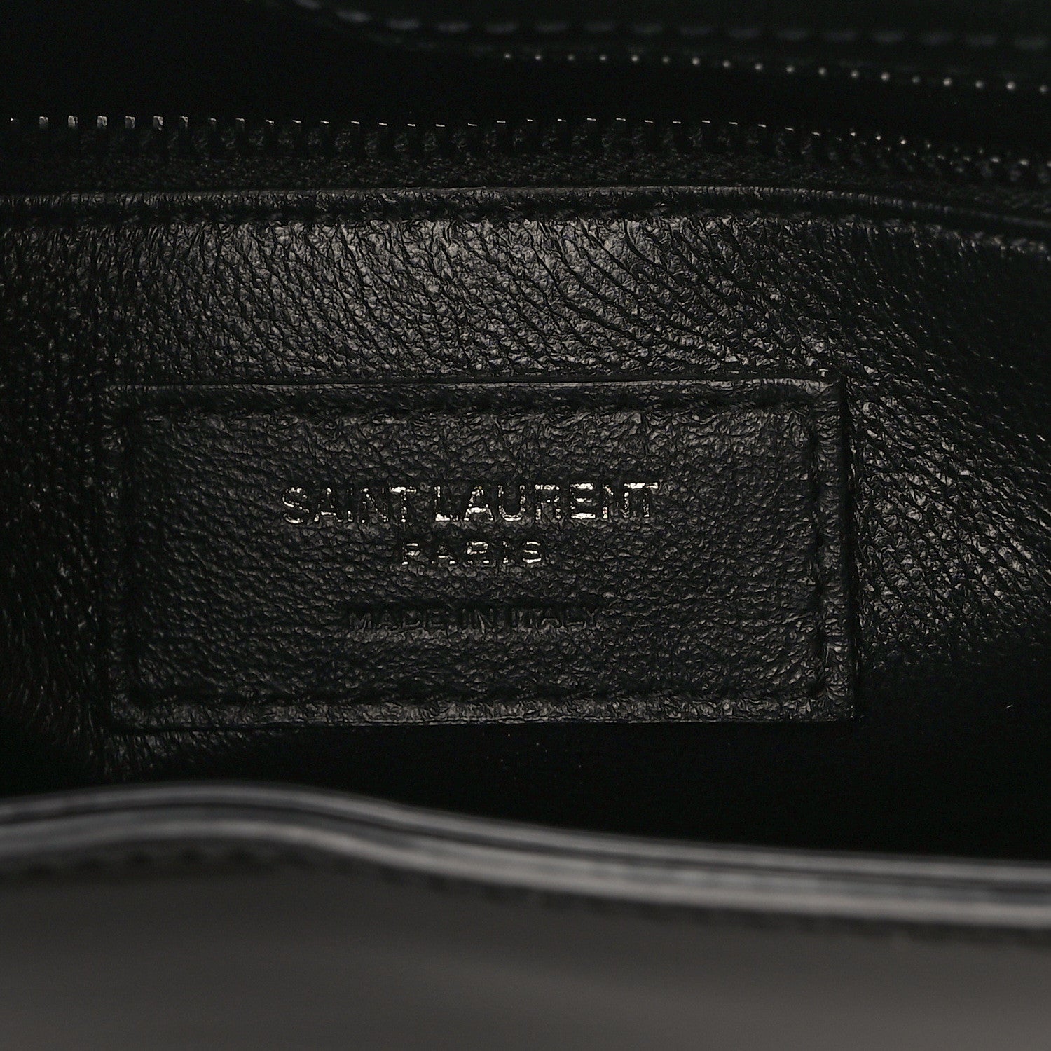 Saint Laurent Patent Le 5 A 7 Monochrome Hobo Black 6 of 11