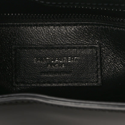 Saint Laurent Patent Le 5 A 7 Monochrome Hobo Black 6 of 11