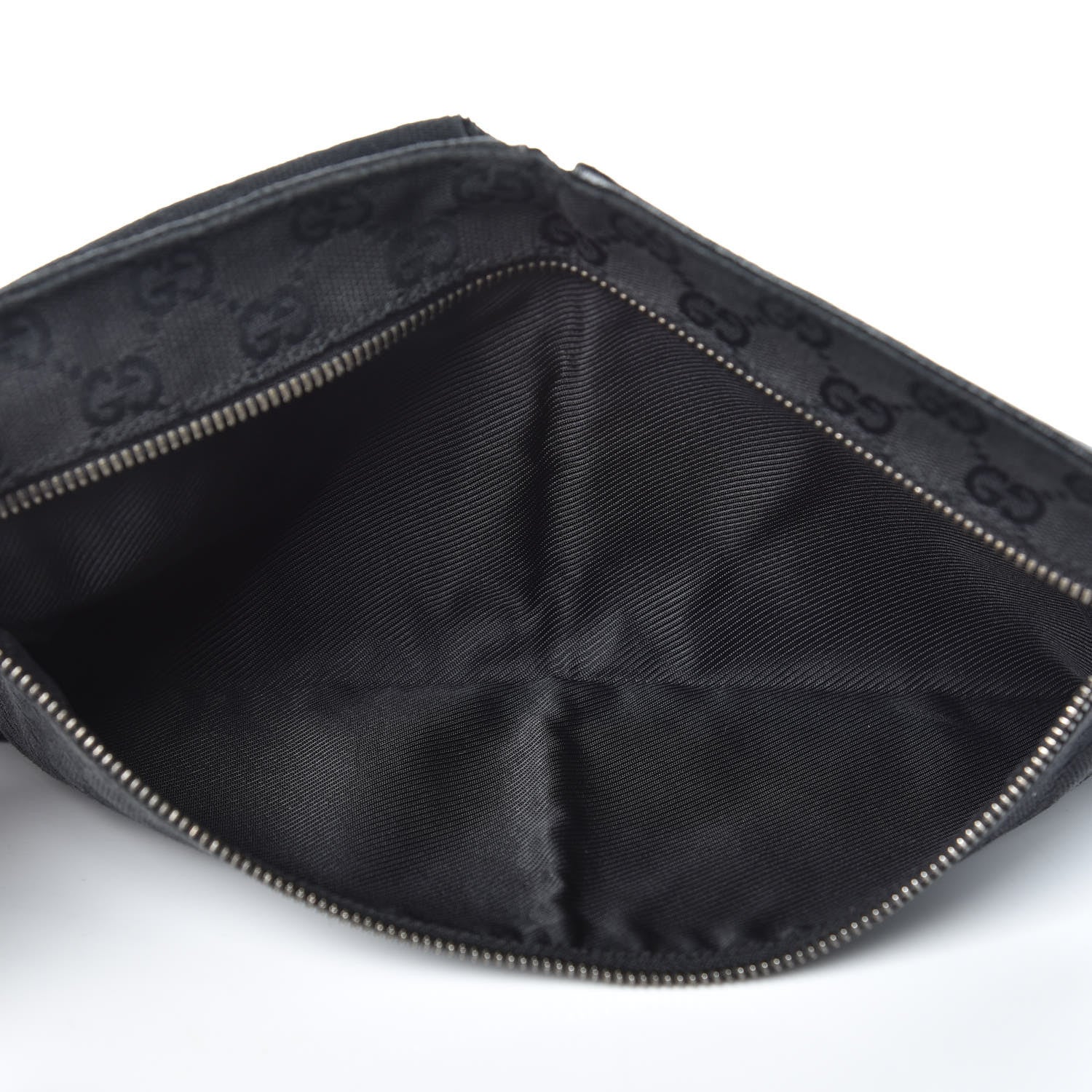 Gucci GG Monogram Double Pocket Belt Bag Black 5 of 12