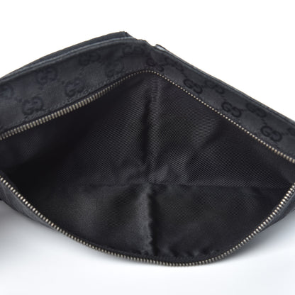 Gucci GG Monogram Double Pocket Belt Bag Black 5 of 12