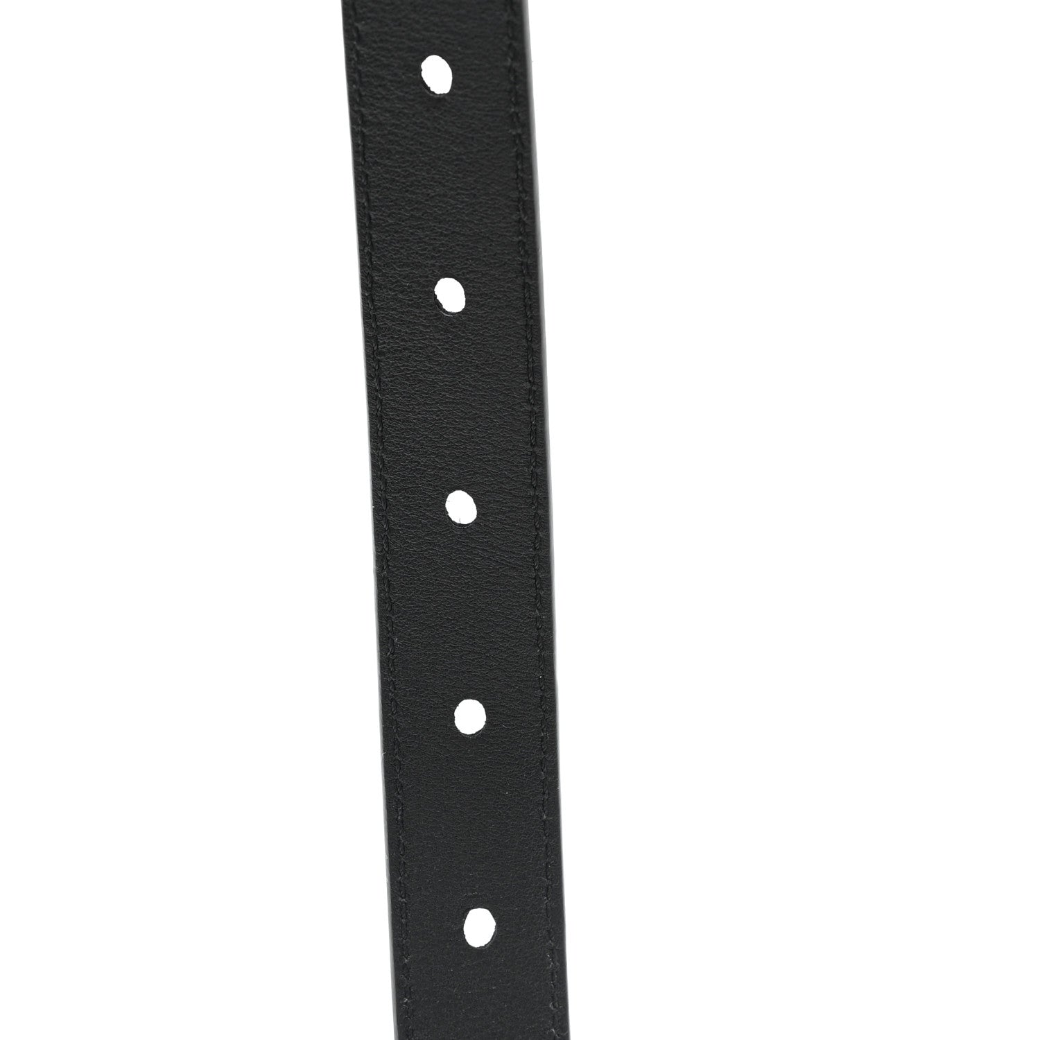Saint Laurent Suede Calfskin Monogram Square Buckle Belt 90 36 Black 5 of 6