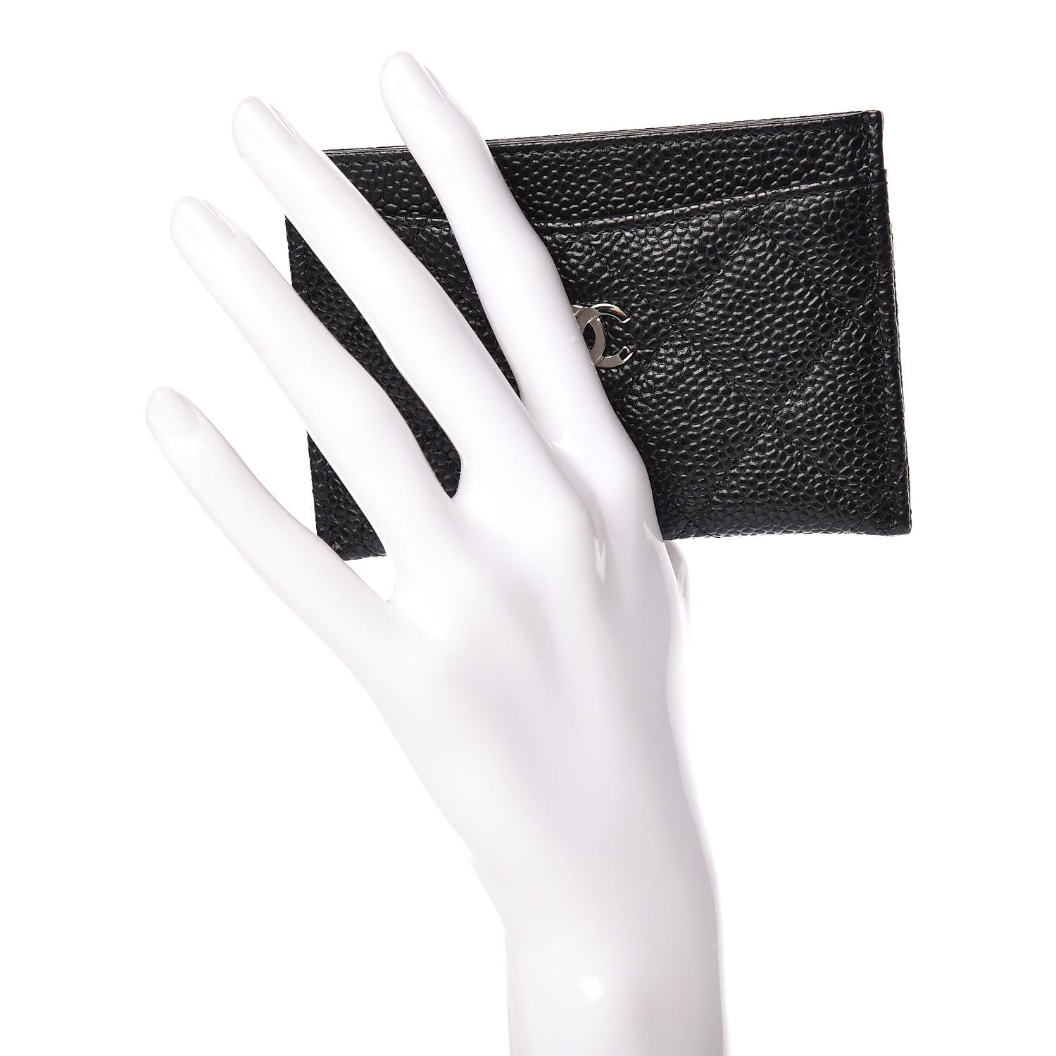 Chanel Caviar Quilted Card Holder Black 2 of 9