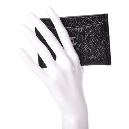 Chanel Caviar Quilted Card Holder Black 2 of 9