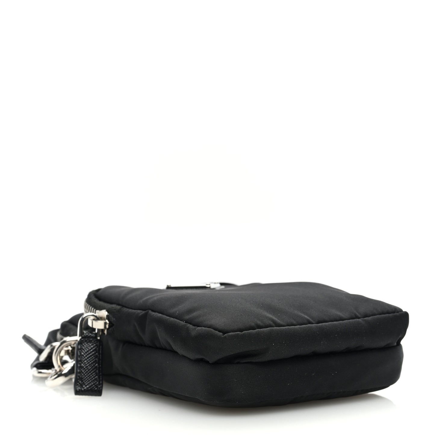 Tessuto Nylon Saffiano Phone Case Crossbody Black