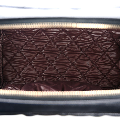 Chanel Caviar Quilted Toiletry Case With Chain Black 5 of 8