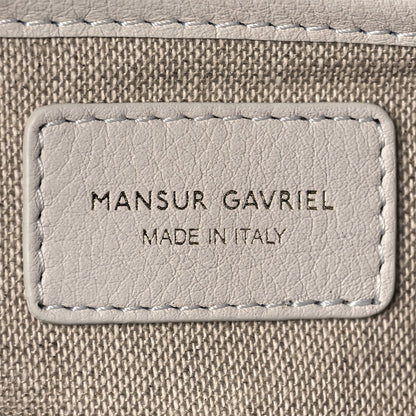 Mansur Gavriel Calfskin Mini Tulipano Bag White 6 of 11