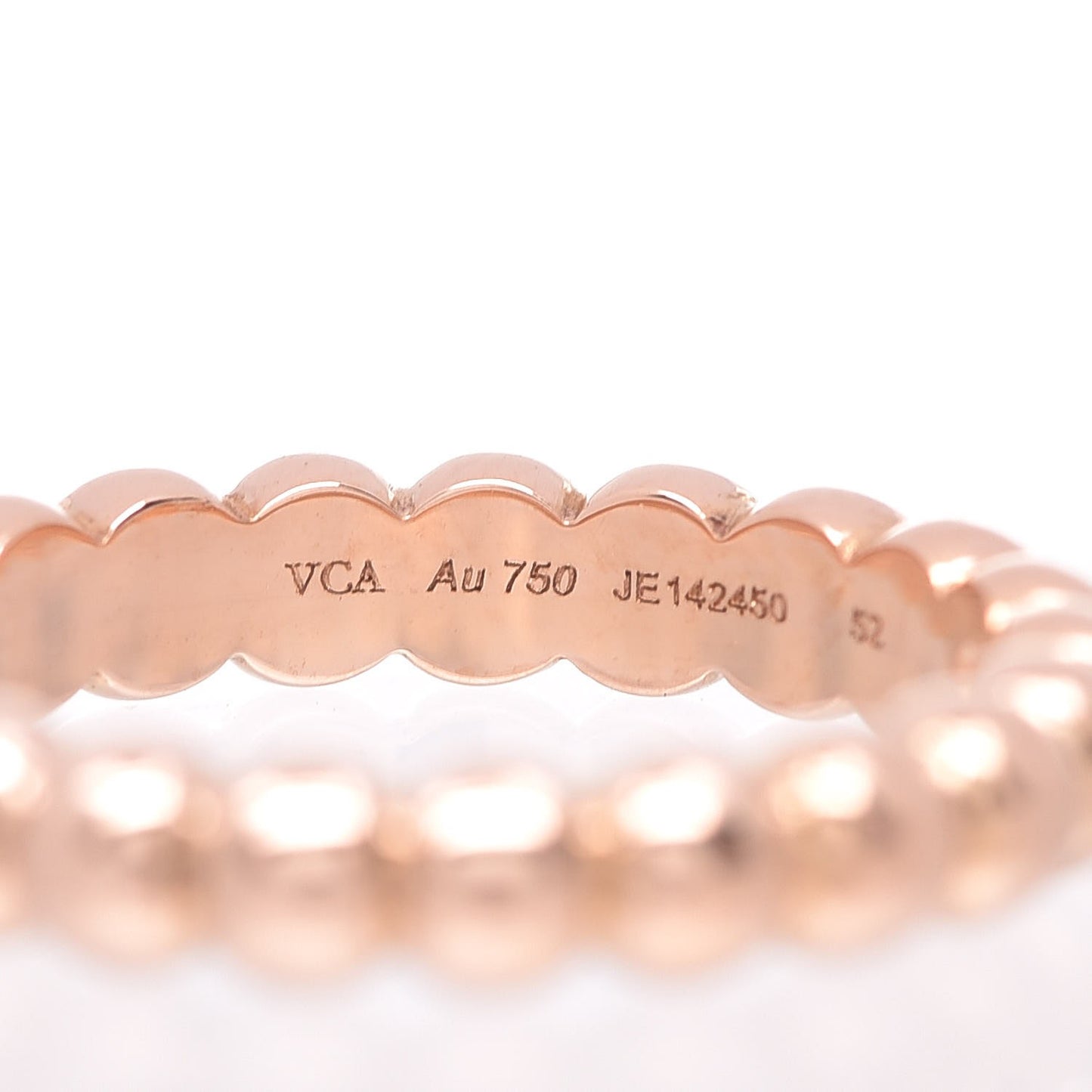 18K Rose Gold Large Perlee Ring 52 6