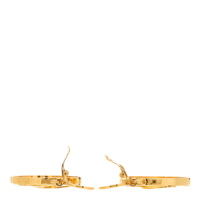 Chanel CC Drop Clip On Earrings Gold 3 of 5