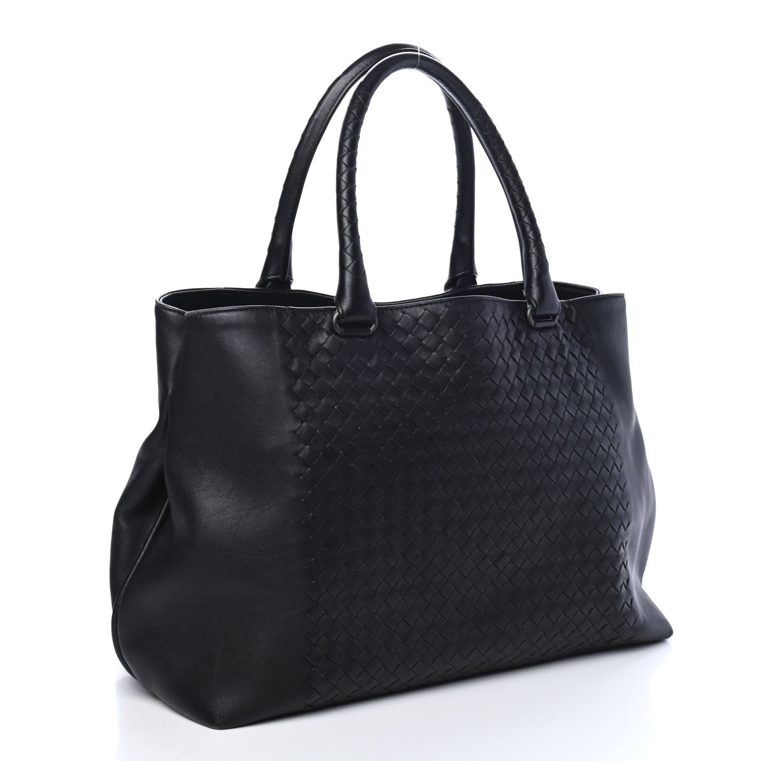 Bottega Veneta Nappa Intrecciato Large Tote Black 2 of 4
