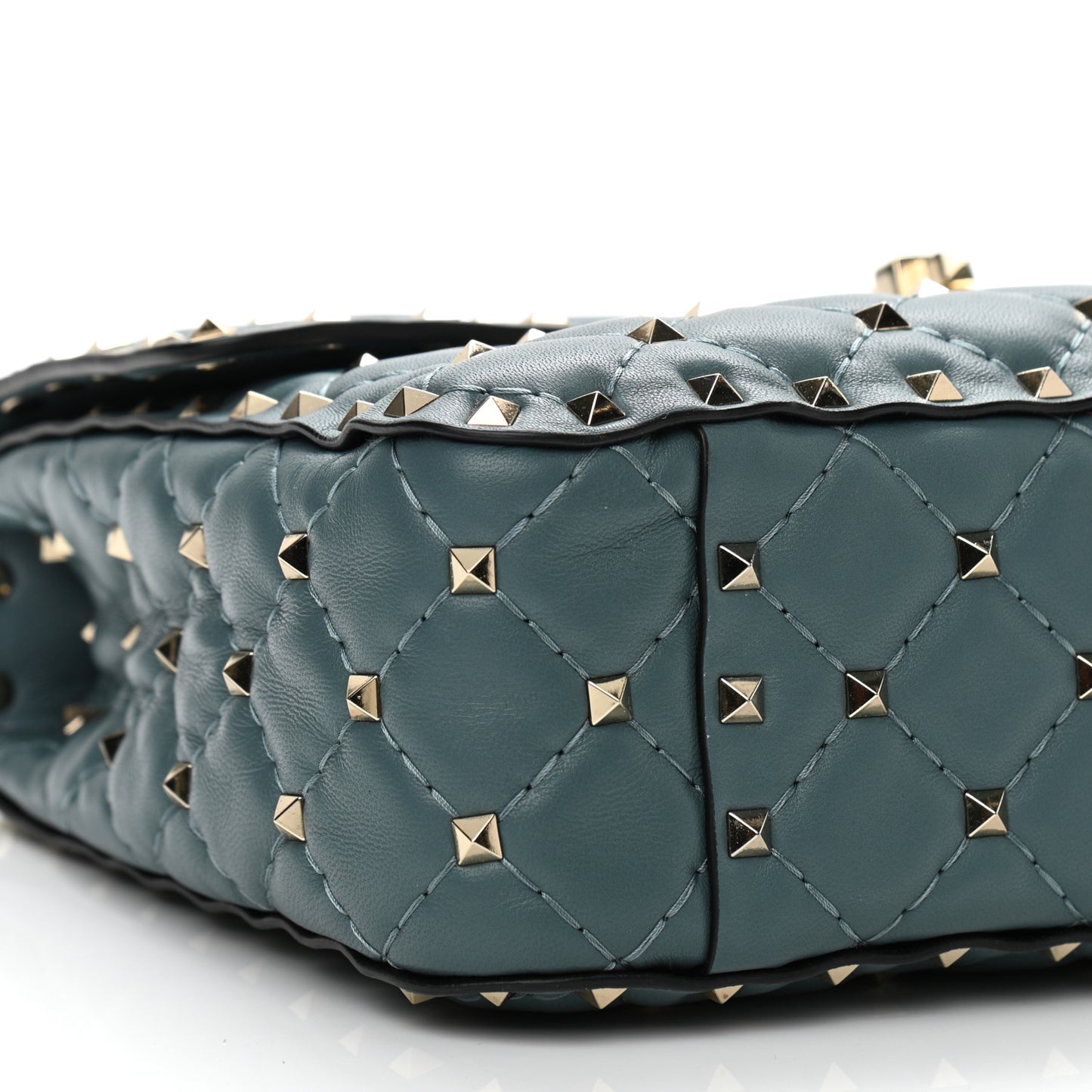Nappa Medium Rockstud Spike Shoulder Bag Giada