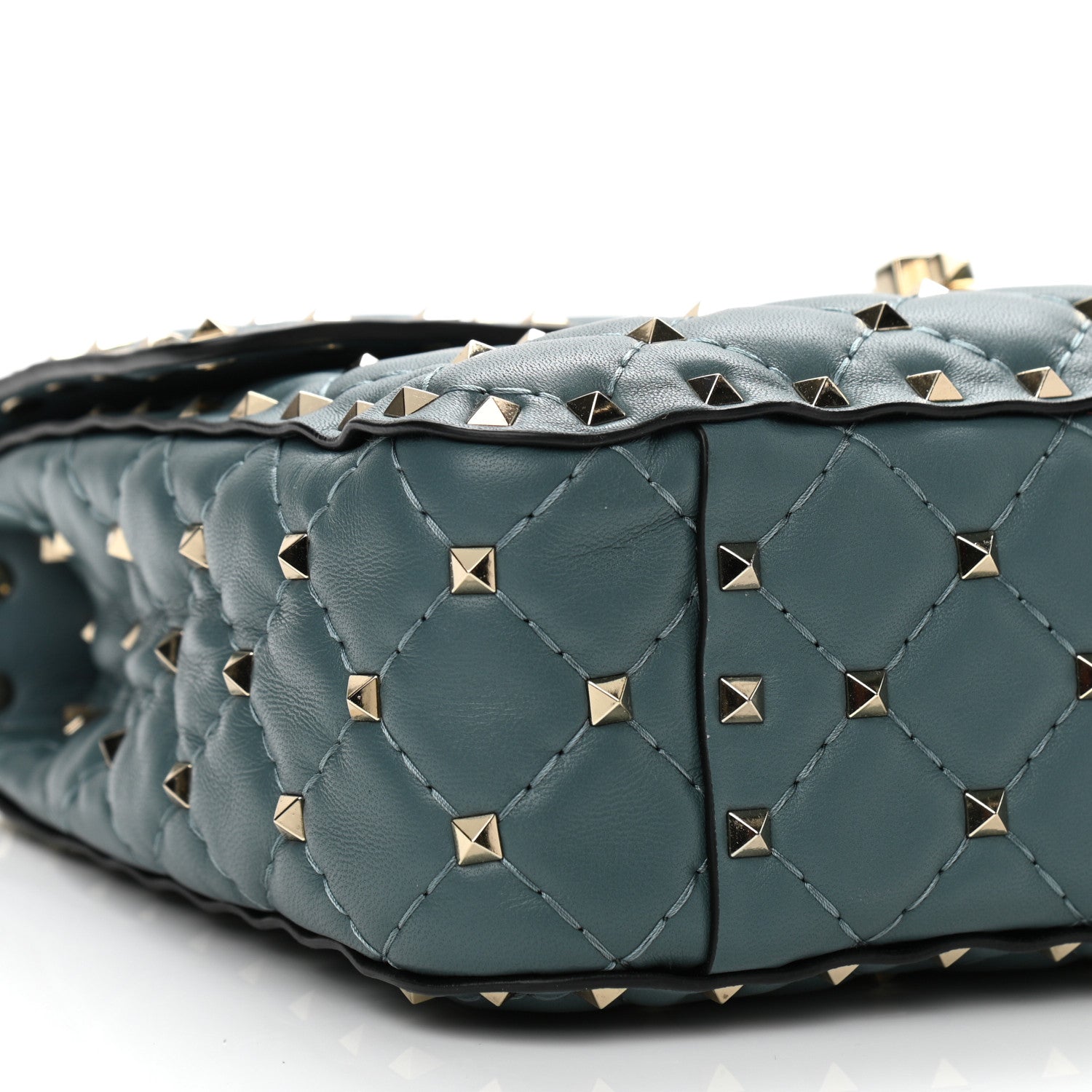 Valentino Garavani Nappa Medium Rockstud Spike Shoulder Bag Giada 9 of 10