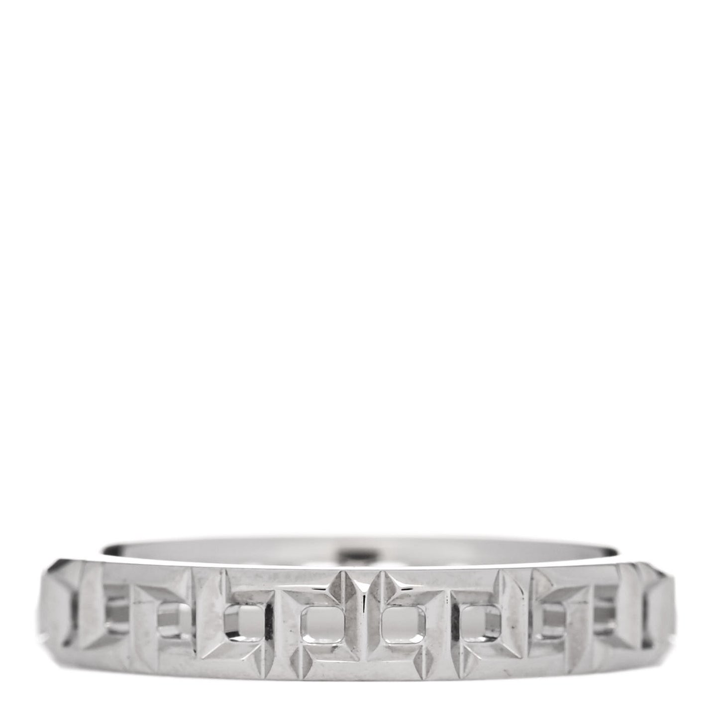 18K White Gold Narrow T True Band Ring 53 6.5