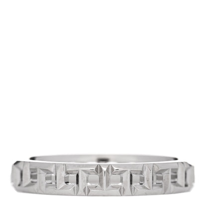 Tiffany 18K White Gold Narrow T True Band Ring 53 6.5 3 of 4