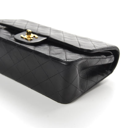 Chanel Lambskin Quilted Medium Double Flap Black 10 of 10