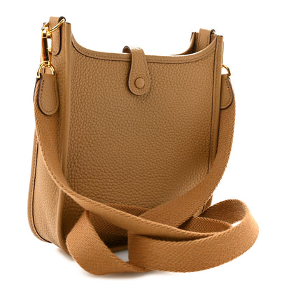 Hermes Taurillon Clemence Evelyne TPM Biscuit 3 of 11