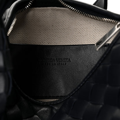 Bottega Veneta Calfskin Intrecciato Traveler Phone Pouch Midnight 5 of 9