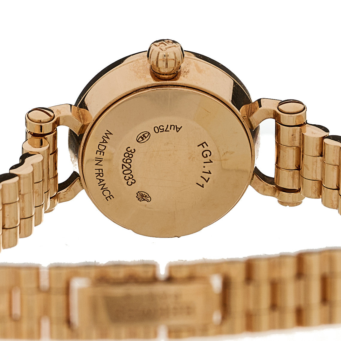 18K Rose Gold Diamond Bezel 16mm Faubourg Quartz Watch