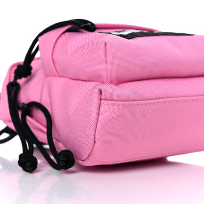 Balenciaga Recycled Casual Nylon Mini Oversized Backpack Pink 7 of 12
