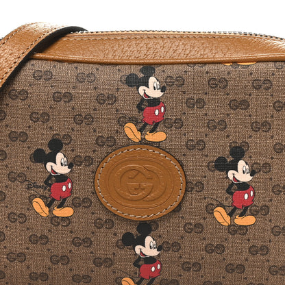 Gucci X DISNEY Mini Vintage GG Supreme Monogram Mickey Mouse Shoulder Bag Beige Vintage Sun Oil 8 of 10