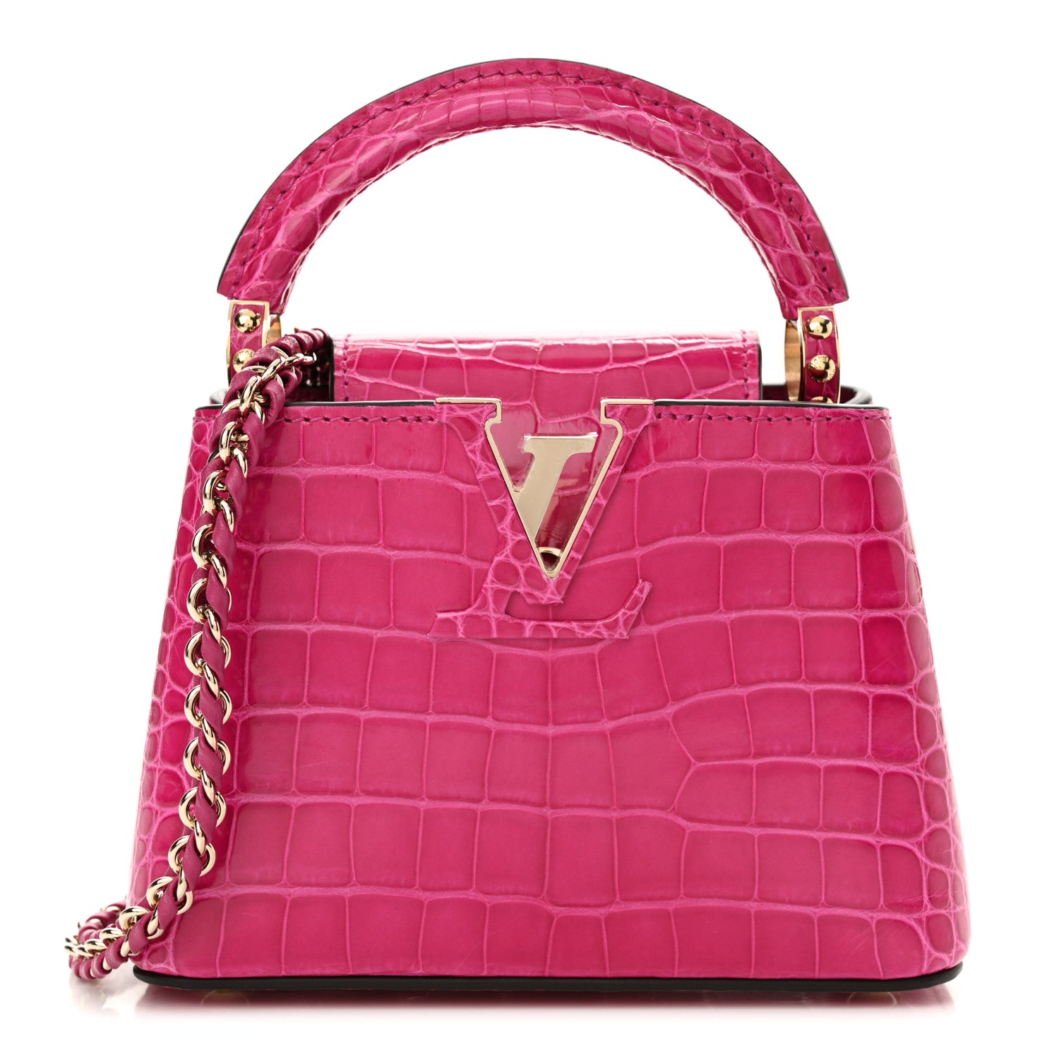 Louis Vuitton Crocodile Nano Capucines 1 of 10