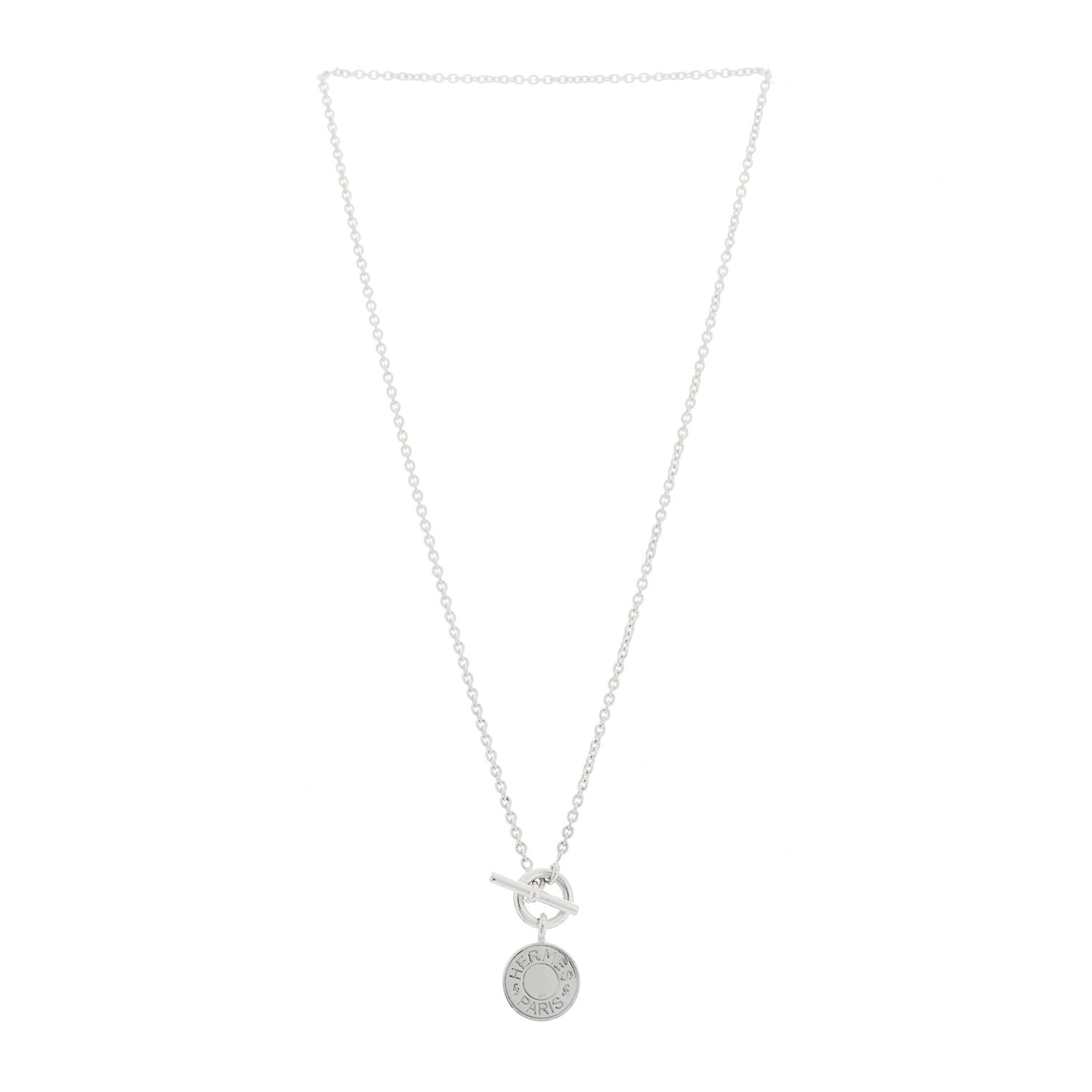 Sterling Silver Amulettes Ex-Libris Pendant Necklace