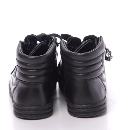 Chanel Lambskin Zipped Chain CC Sneakers 37 Black 7 of 9