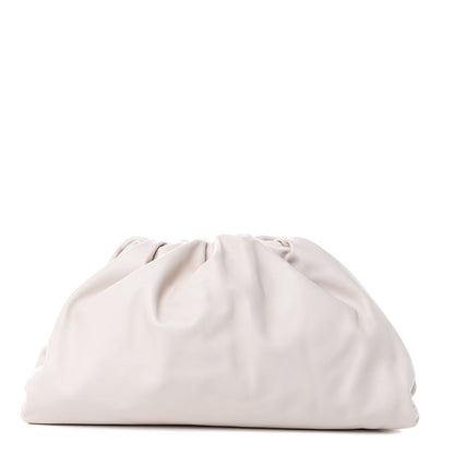 Bottega Veneta Smooth Butter Calf The Pouch Oversized Clutch Mist 1 of 10