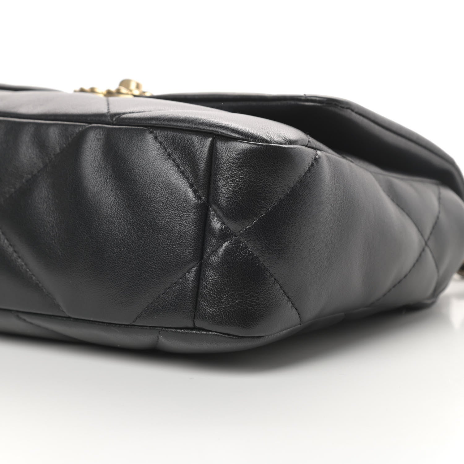 Chanel Lambskin Quilted Medium Chanel 19 Flap Black 10 of 15