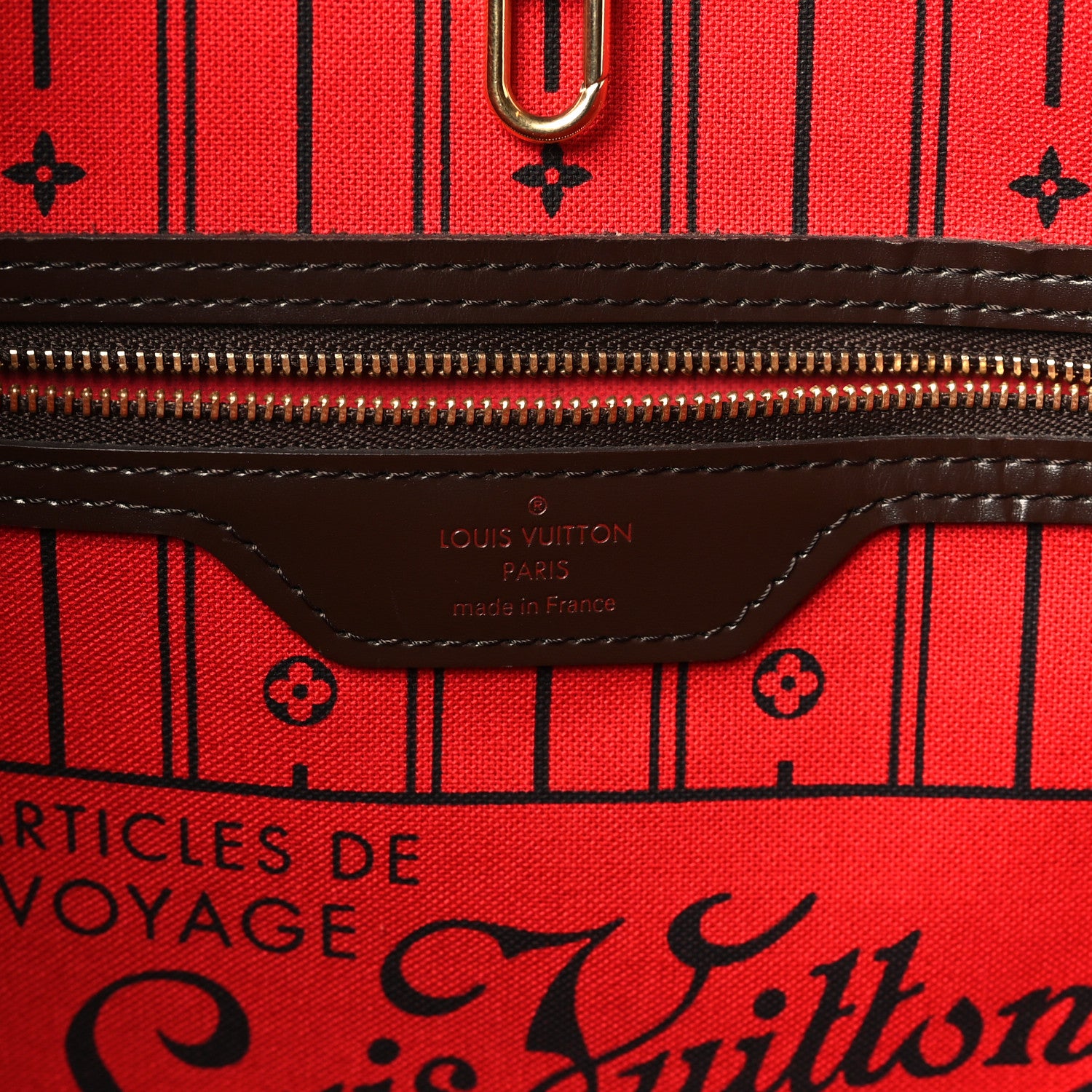 Louis Vuitton Damier Ebene Neverfull MM 6 of 8