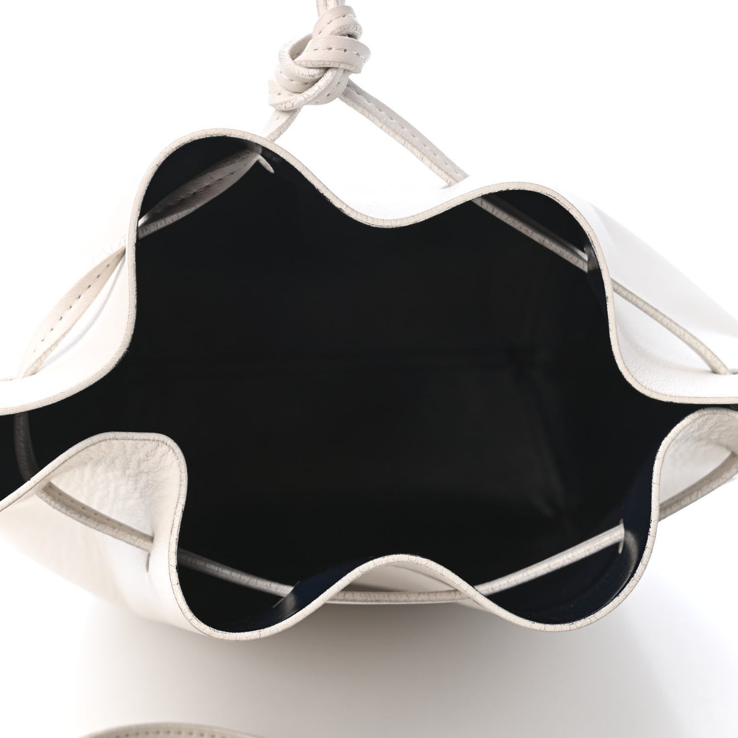 Calfskin Bucket Bag White