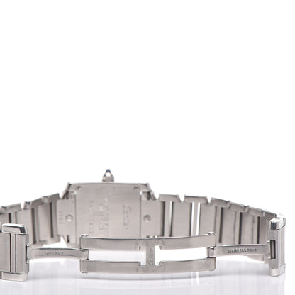 Cartier Stainless Steel 20mm Tank Francaise Quartz Watch 6 of 6