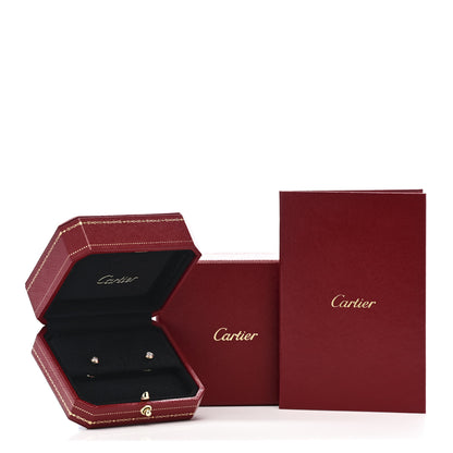 Cartier 18K Pink Gold Diamond MM D'Amour Earrings 5 of 5