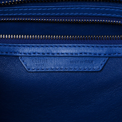 Celine Smooth Calfskin Mini Luggage Royal Blue 6 of 18