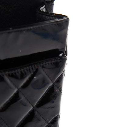 Chanel Patent Quilted Medium Double Flap Black 14 of 18