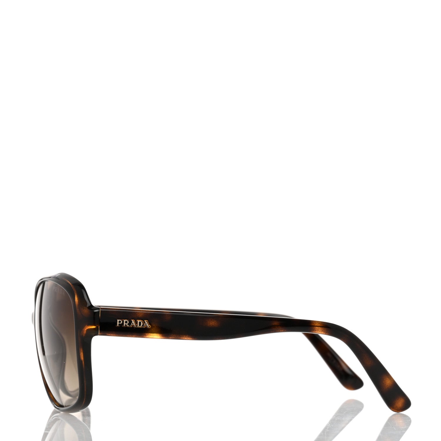 Prada Round SPR 18Q Sunglasses Tortoise Brown 3 of 8