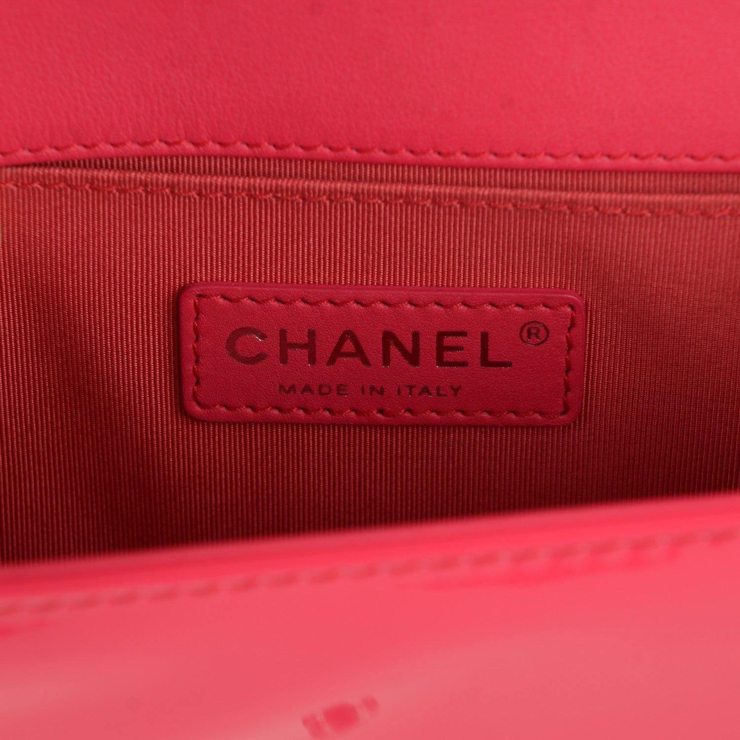 Chanel Patent Calfskin Quilted Small Boy Flap Pink 7 of 9